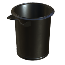 Pojemnik separatora wstępnego ze stali ocynkowanej, pojemność 35 litrów, art. 10994 Ruwac
