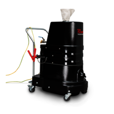 Odkurzacz przemysłowy Ruwac R01 P z napędem pneumatycznym do pracy w strefie zagrożenia wybuchem pyłu lub gazu